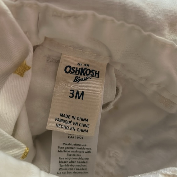 oshkosh baby overalls 3 months NWOT - Picture 3 of 3